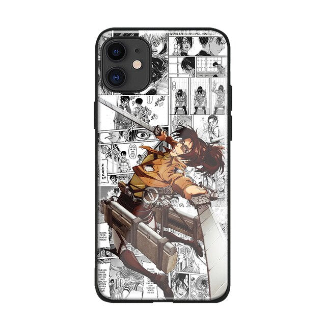 Apple iPhone AOT Zoe Hange Silicone/Glass Case