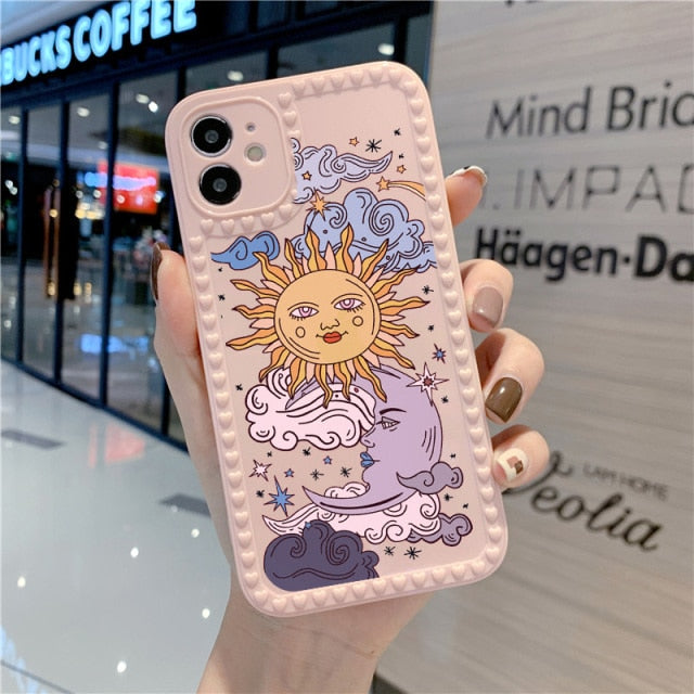 Apple iPhone Sun & Moon Silicone Case