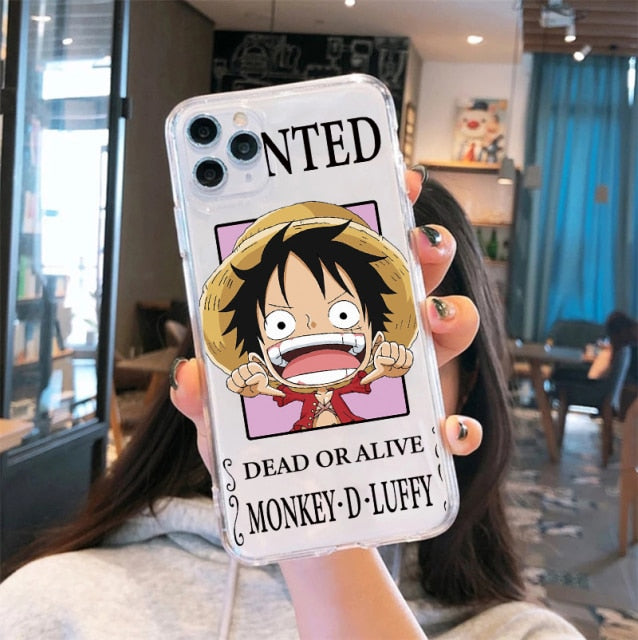 Apple iPhone Luffy & Zoro Smile Silicone Case