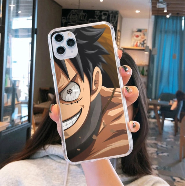 Apple iPhone Luffy & Zoro Smile Silicone Case