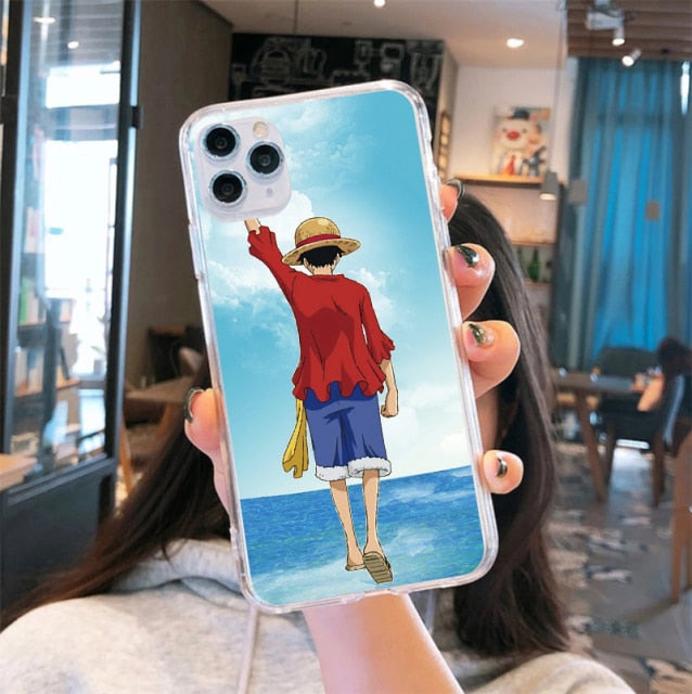 Apple iPhone Luffy & Zoro Smile Silicone Case