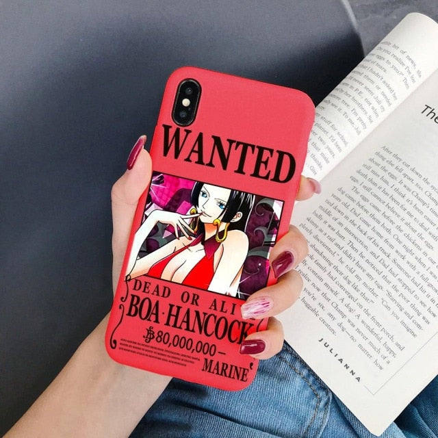 Apple iPhone One Piece East Blue Bounty Posters Silicone Case