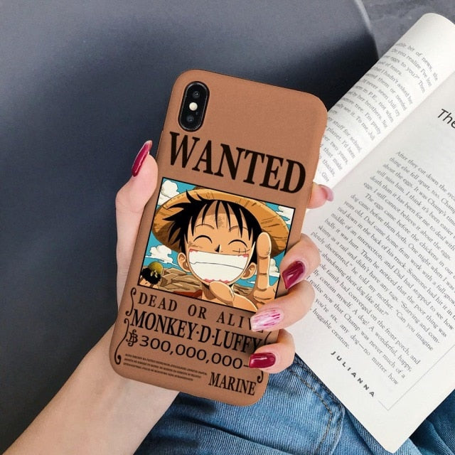 Apple iPhone One Piece East Blue Bounty Posters Silicone Case