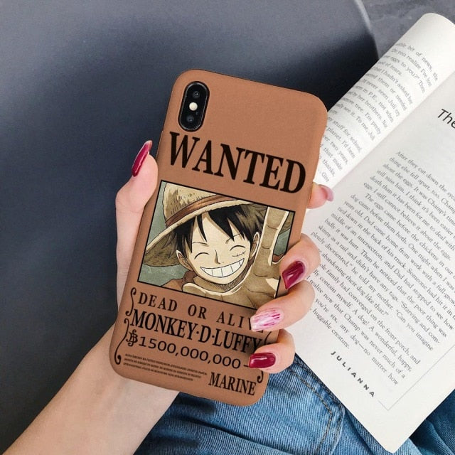 Apple iPhone One Piece East Blue Bounty Posters Silicone Case