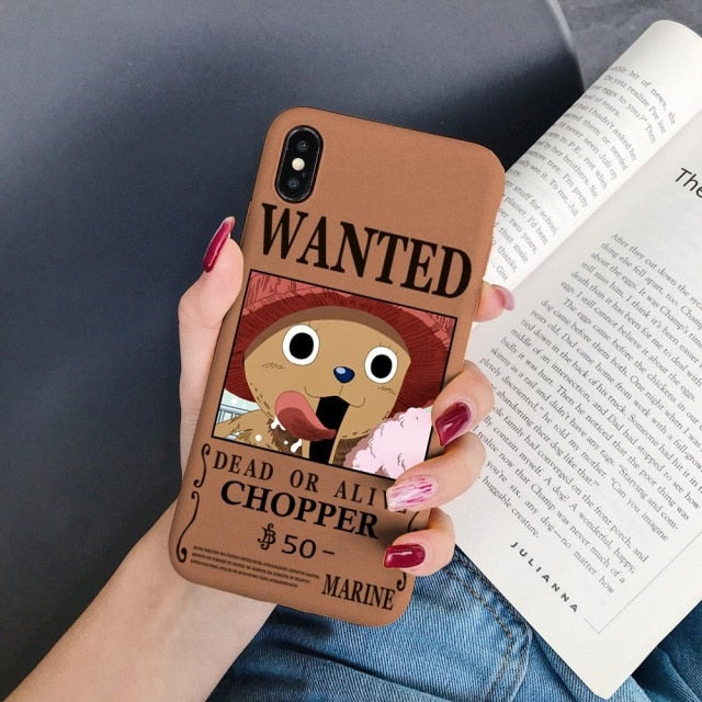 Apple iPhone One Piece East Blue Bounty Posters Silicone Case