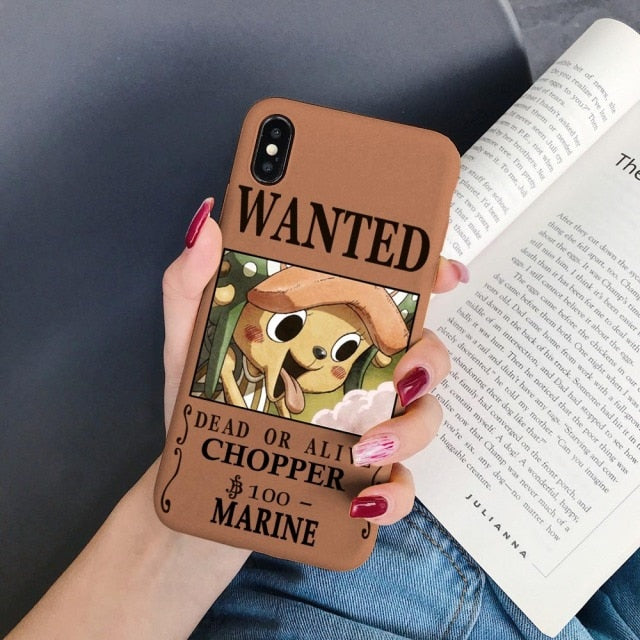 Apple iPhone One Piece East Blue Bounty Posters Silicone Case