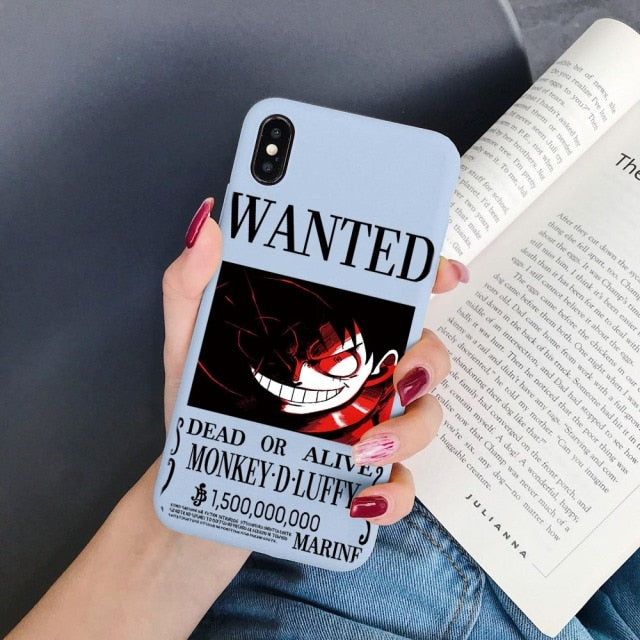 Apple iPhone One Piece East Blue Bounty Posters Silicone Case