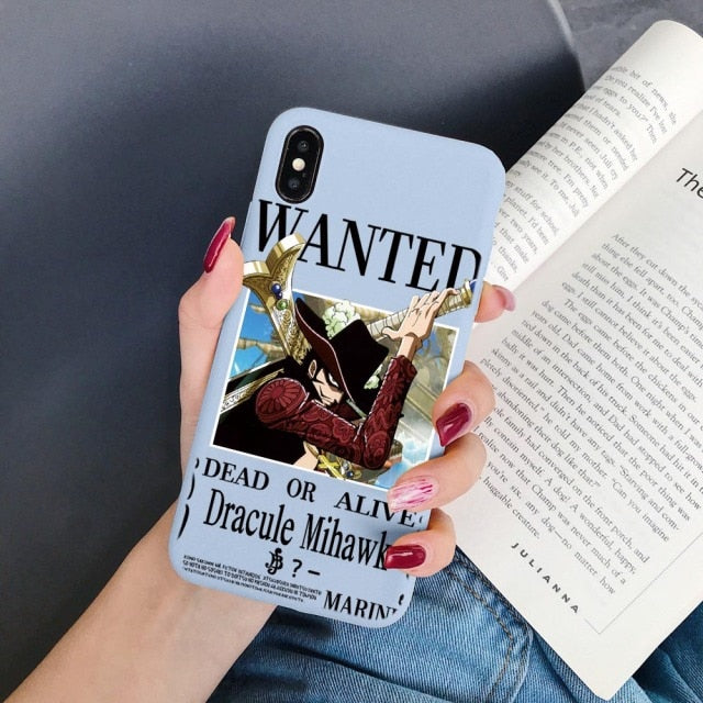 Apple iPhone One Piece East Blue Bounty Posters Silicone Case