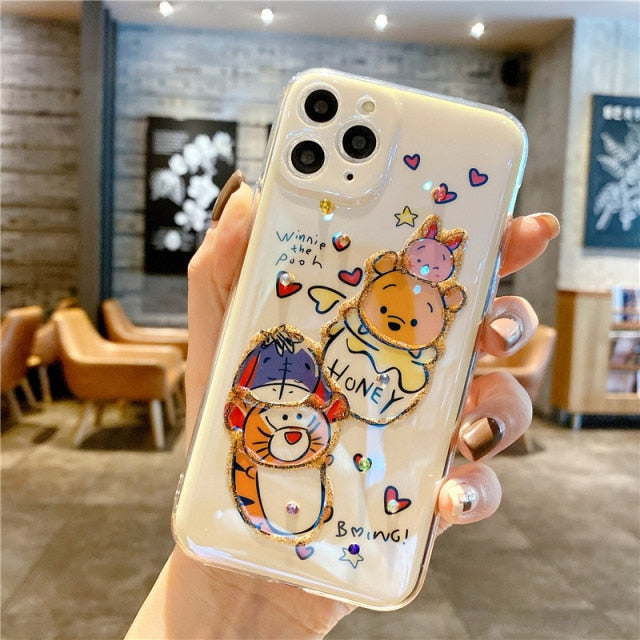 Apple iPhone Donald & Daffy Paint Silicone Case