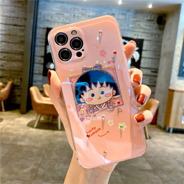 Apple iPhone Donald & Daffy Paint Silicone Case