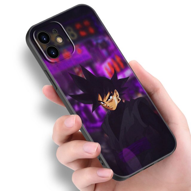 Apple iPhone Dragonball S Goku Black Silicone Case