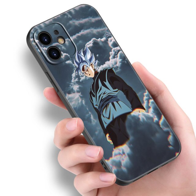 Apple iPhone Dragonball S Goku Black Silicone Case