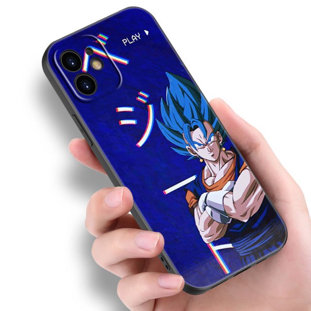 Apple iPhone Dragonball S Goku Black Silicone Case