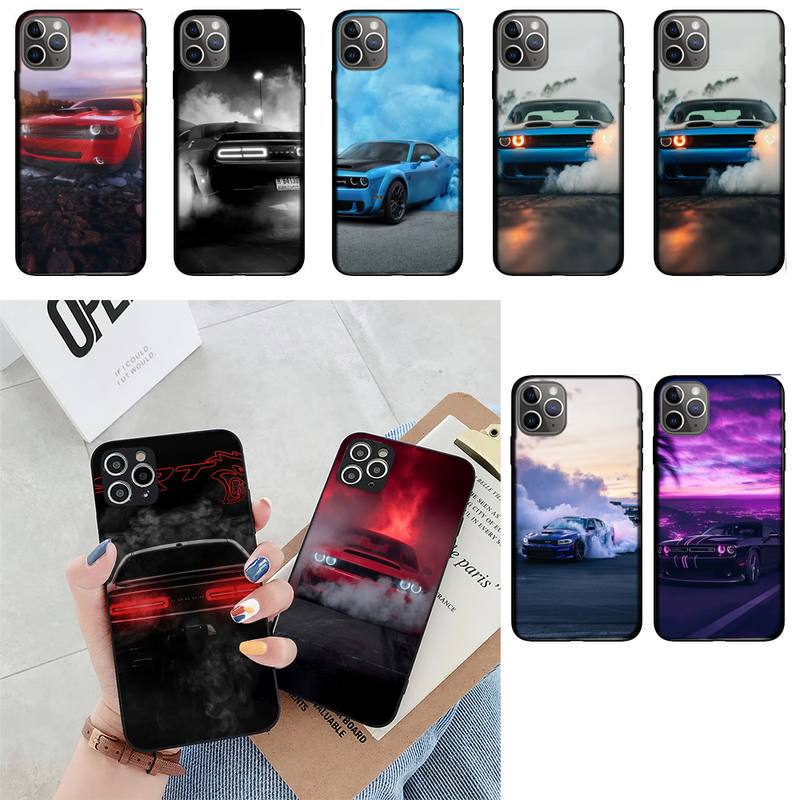 Apple iPhone Dodge Challenger Burnout Silicone Case