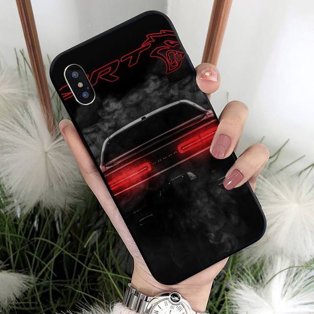 Apple iPhone Dodge Challenger Burnout Silicone Case