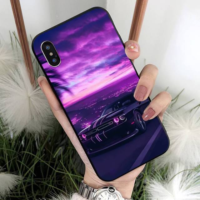 Apple iPhone Dodge Challenger Burnout Silicone Case