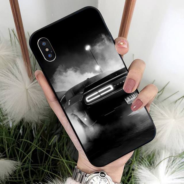 Apple iPhone Dodge Challenger Burnout Silicone Case
