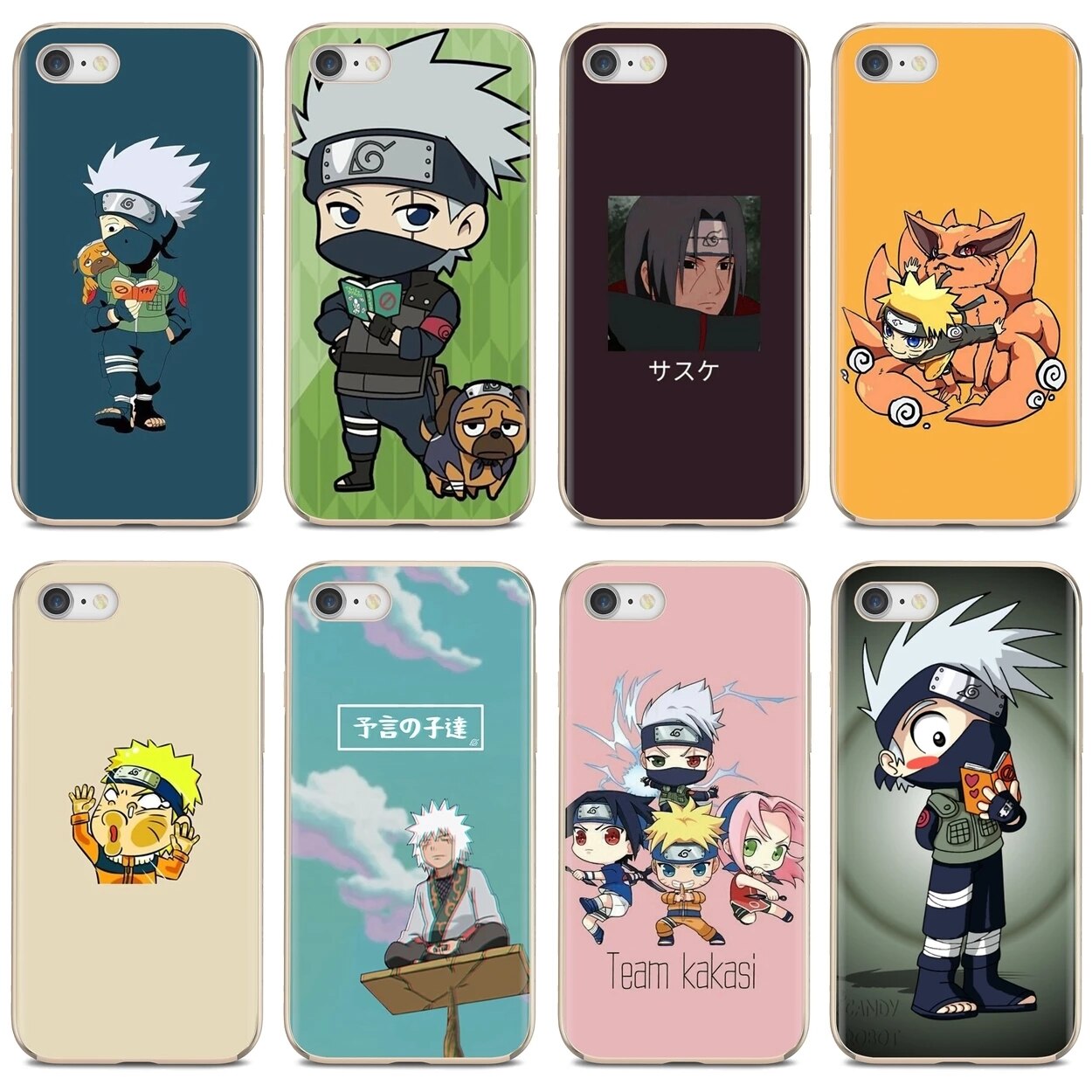 Apple iPhone Kakashi Chibi Silicone Case