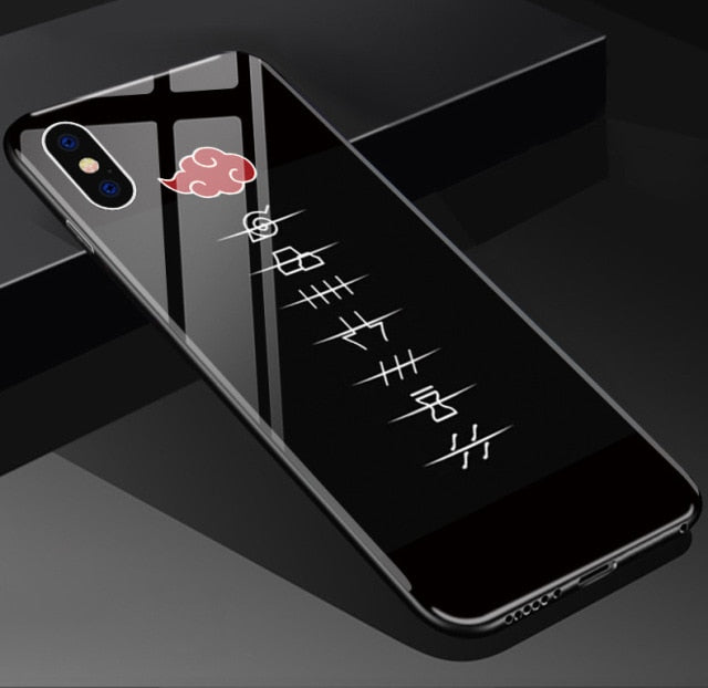 Apple iPhone Sasuke's Rinnegan Tempered Glass Case
