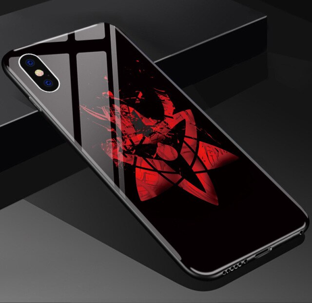 Apple iPhone Sasuke's Rinnegan Tempered Glass Case