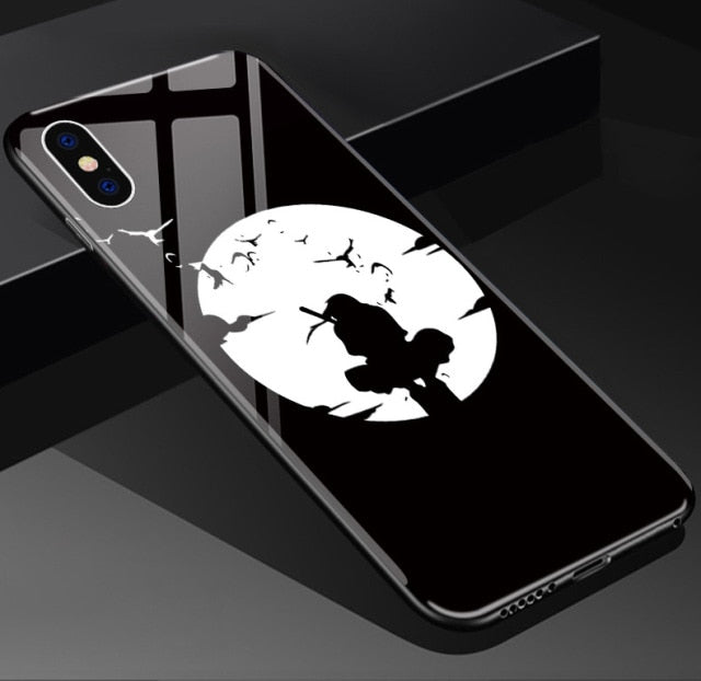 Apple iPhone Sasuke's Rinnegan Tempered Glass Case