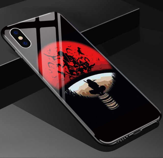 Apple iPhone Sasuke's Rinnegan Tempered Glass Case