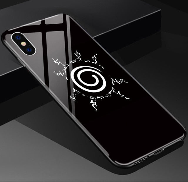 Apple iPhone Sasuke's Rinnegan Tempered Glass Case