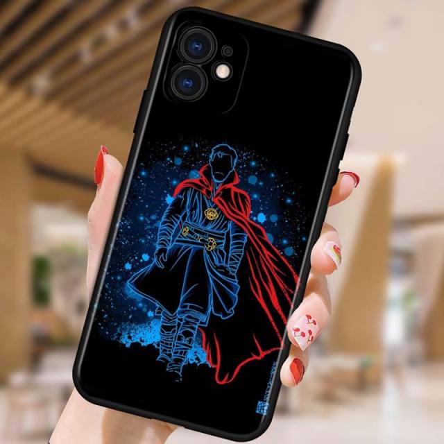 Apple iPhone Spidey & Avengers Luminous Silicone Case