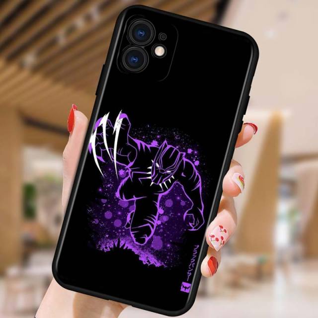 Apple iPhone Spidey & Avengers Luminous Silicone Case