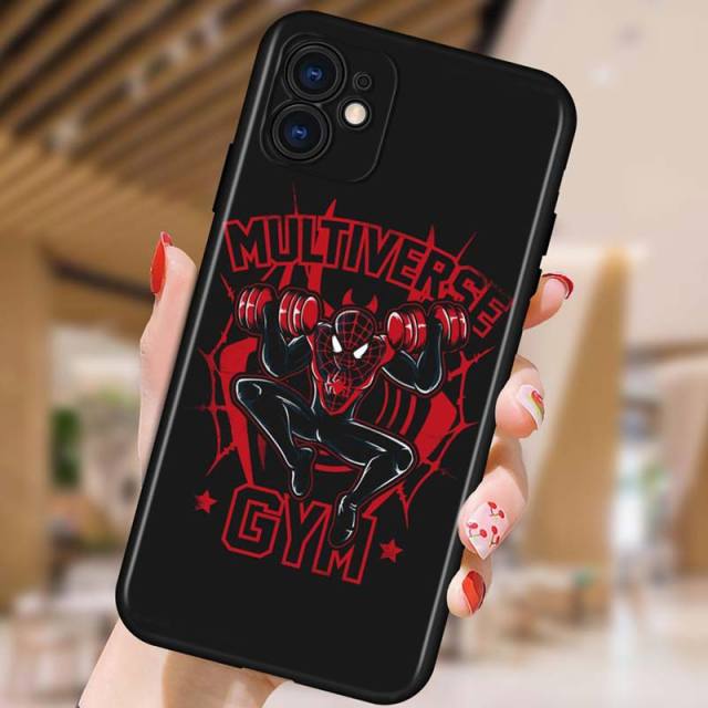 Apple iPhone Spidey & Avengers Luminous Silicone Case