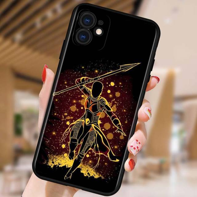Apple iPhone Spidey & Avengers Luminous Silicone Case