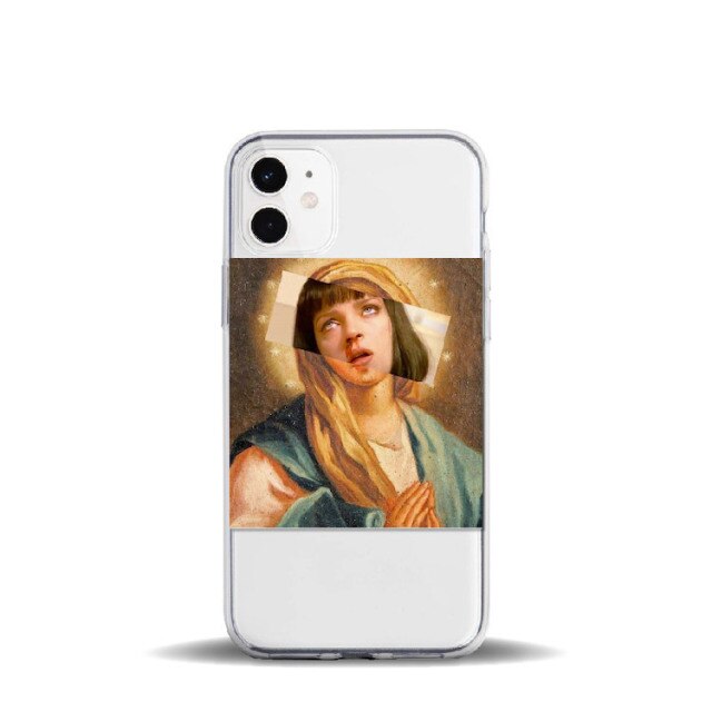 Apple iPhone Memes Mona Lisa Silicone Case