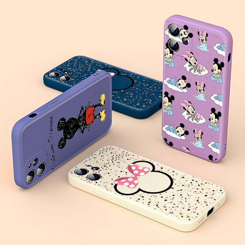 Apple iPhone Mickey Silhouette Silicone Case