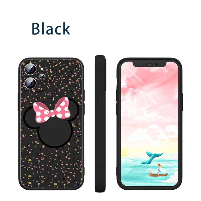 Apple iPhone Mickey Silhouette Silicone Case