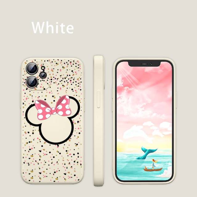 Apple iPhone Mickey Silhouette Silicone Case