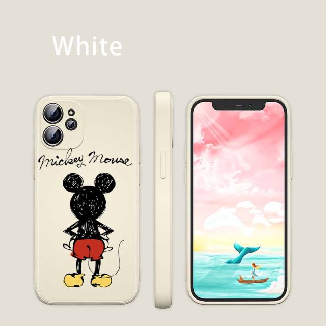 Apple iPhone Mickey Silhouette Silicone Case
