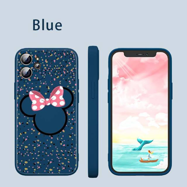 Apple iPhone Mickey Silhouette Silicone Case