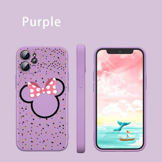Apple iPhone Mickey Silhouette Silicone Case