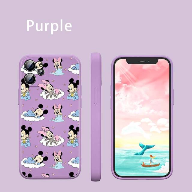 Apple iPhone Mickey Silhouette Silicone Case