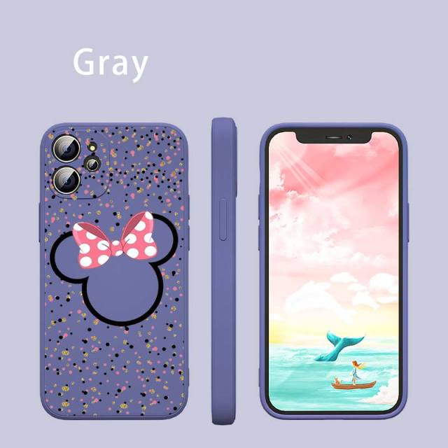 Apple iPhone Mickey Silhouette Silicone Case