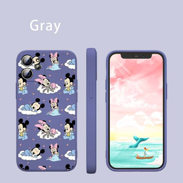 Apple iPhone Mickey Silhouette Silicone Case