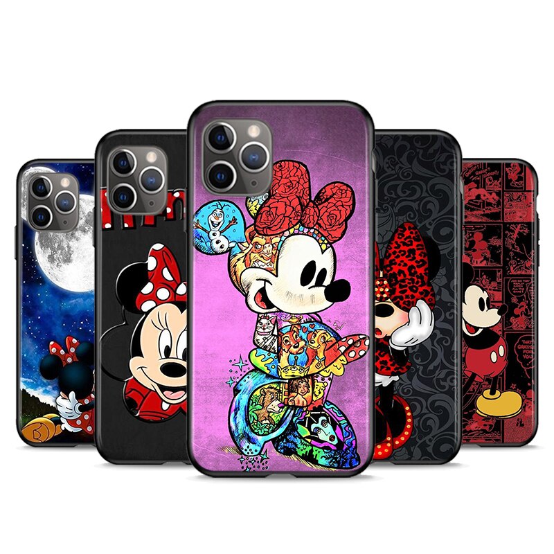 Apple iPhone Mickey & Minnie Again Silicone Case