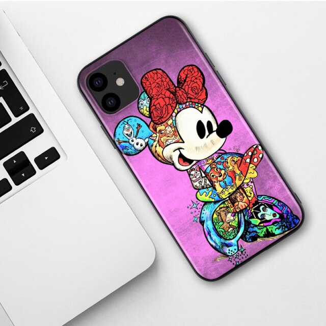 Apple iPhone Mickey & Minnie Again Silicone Case