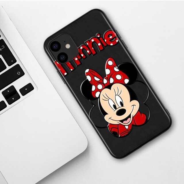 Apple iPhone Mickey & Minnie Again Silicone Case