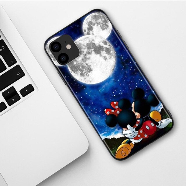 Apple iPhone Mickey & Minnie Again Silicone Case