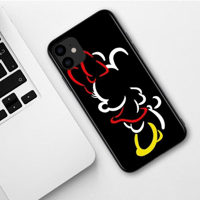 Apple iPhone Mickey & Minnie Again Silicone Case