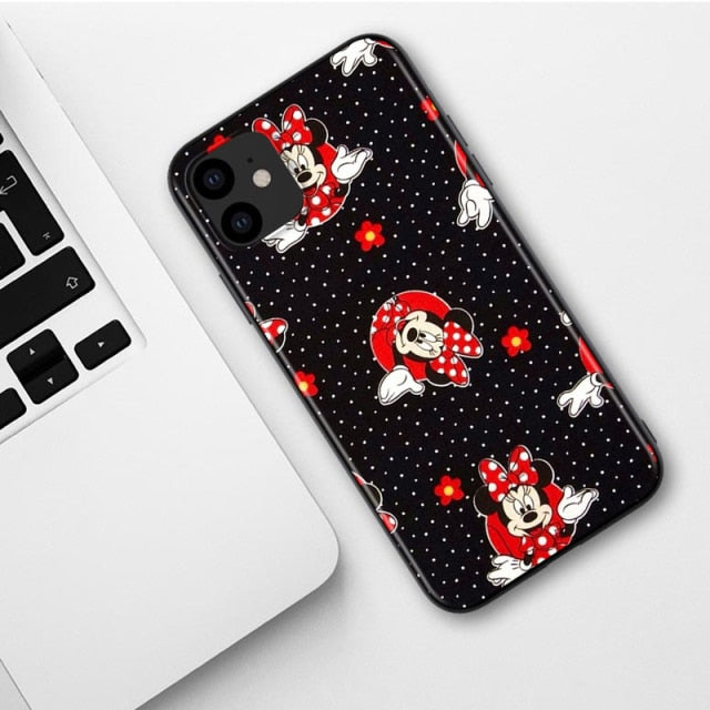 Apple iPhone Mickey & Minnie Again Silicone Case
