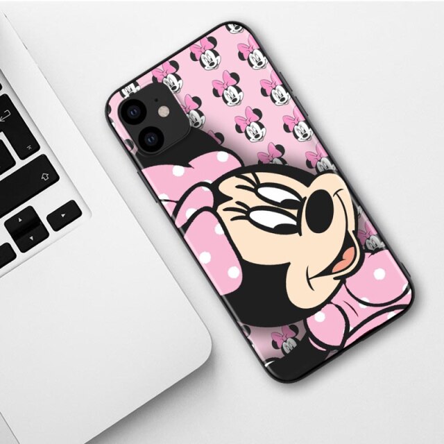 Apple iPhone Mickey & Minnie Again Silicone Case