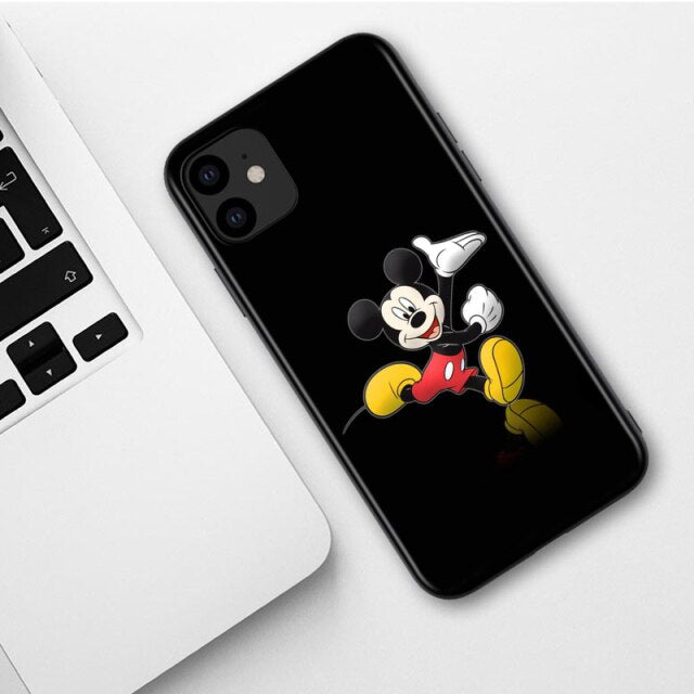 Apple iPhone Mickey & Minnie Again Silicone Case