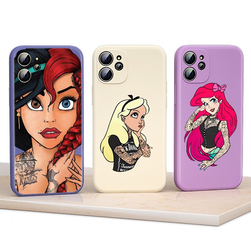Apple iPhone Bad Tatted Princess Silicone Case